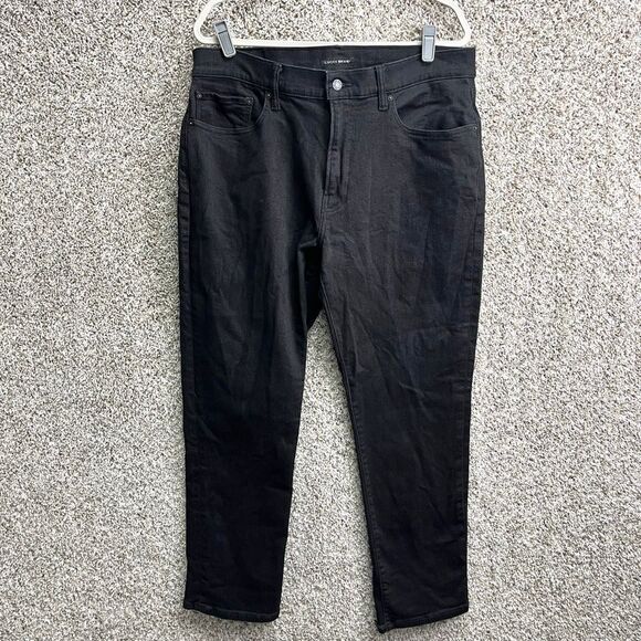 Lucky Brand Jeans Men’s 36x32 223 Black Denim Straight Leg - Picture 1 of 7